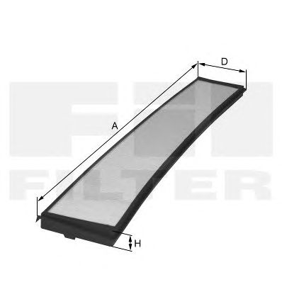 FIL FILTER hc7066 -  Фильтр воздуха в салоне